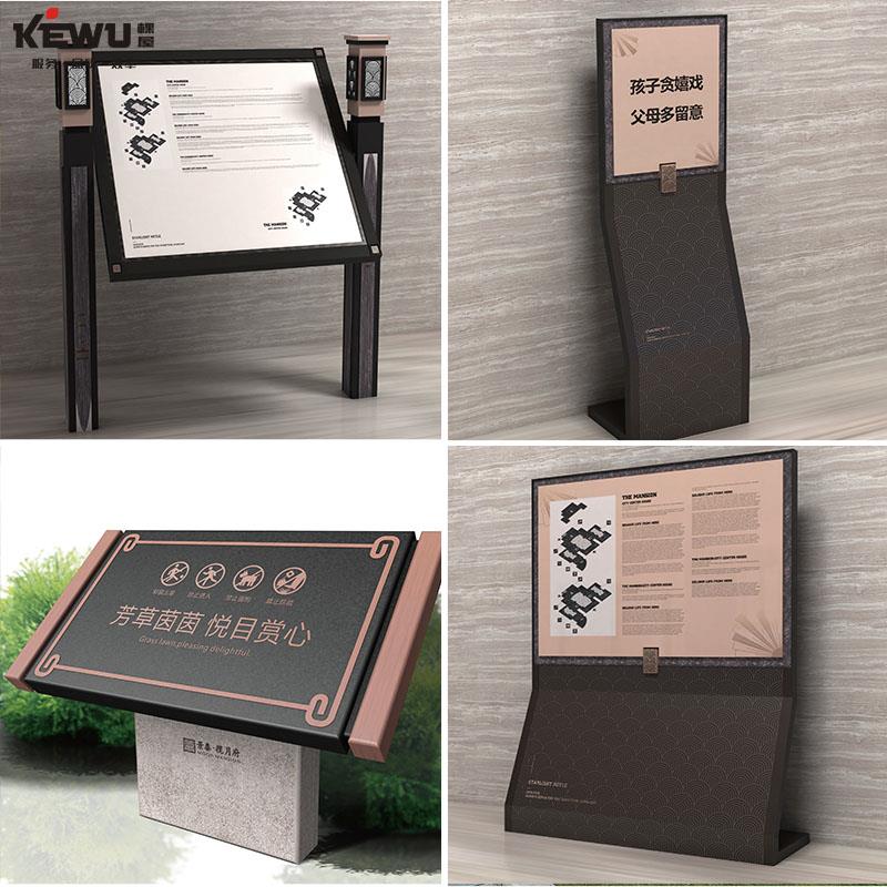 户外斜面导视牌导览导向台楼层索引牌小区总平面图景区医院指示牌