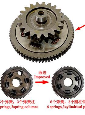 升仕 ZT310-V X1 X2 T1 T2 R1 R2 机车电启动一级减速齿轮配件