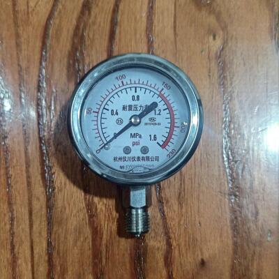 正品杭州仪川表304不锈钢耐振YN60BF径向YN60ZBF轴向耐震压力表