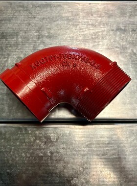 沟丝弯头76沟槽65丝卡箍弯头消火栓专用卡箍转丝弯头2.5寸dn65