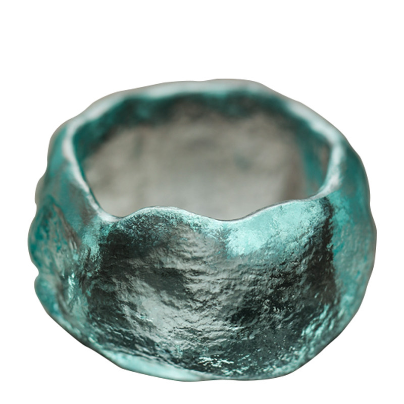 琉璃冰冻烧天青思雪品茗杯日式玻璃家用茶杯功夫茶具加厚主人杯,餐饮具,茶杯,淘宝优惠券,粉丝福利购,淘宝优惠卷