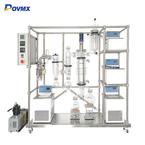上海达丰厂家直销短程分子蒸馏设备沉香提取蒸馏器