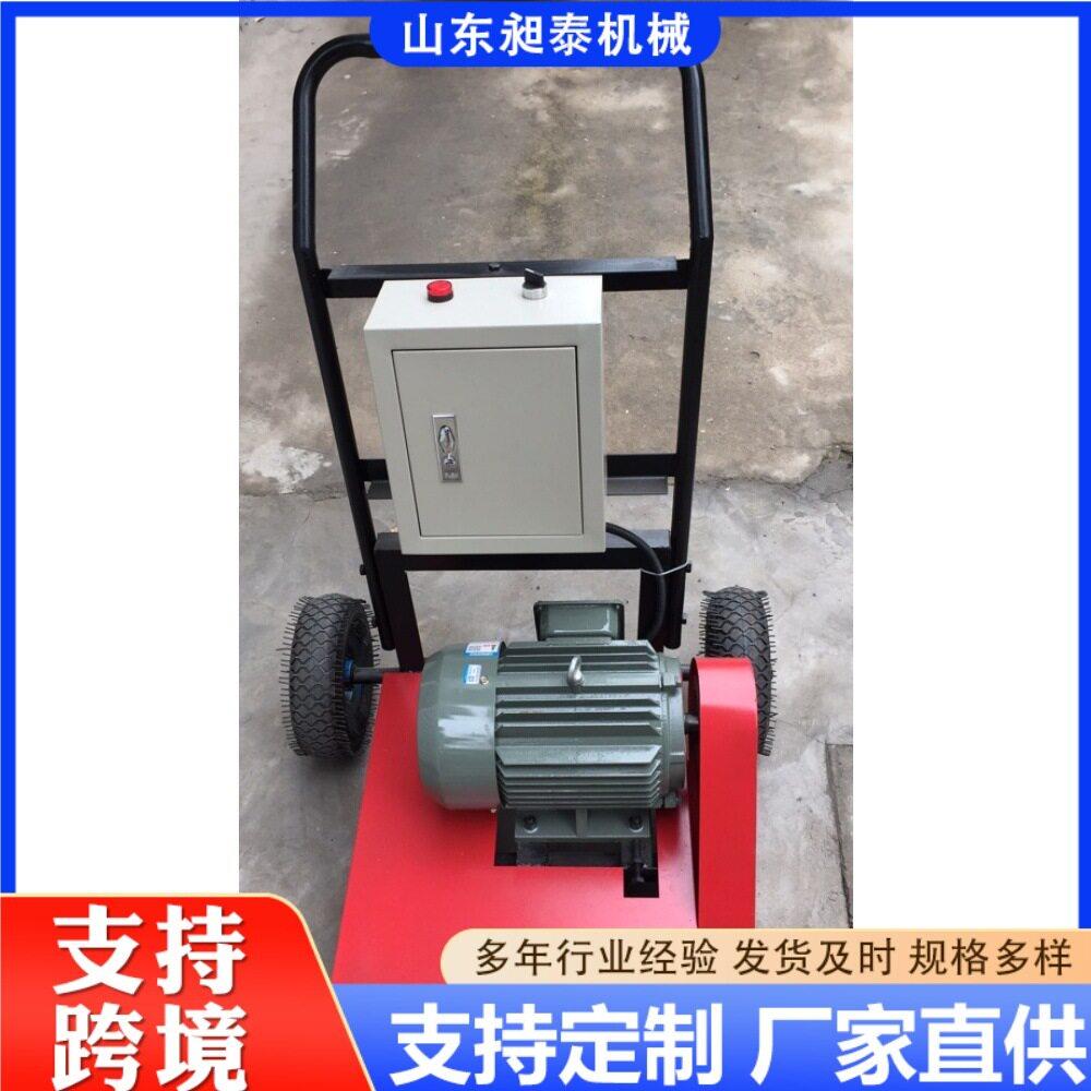 手推式塑胶跑道打磨机篮球场翻新砂光机硅pu小型运动场砂带抛磨机