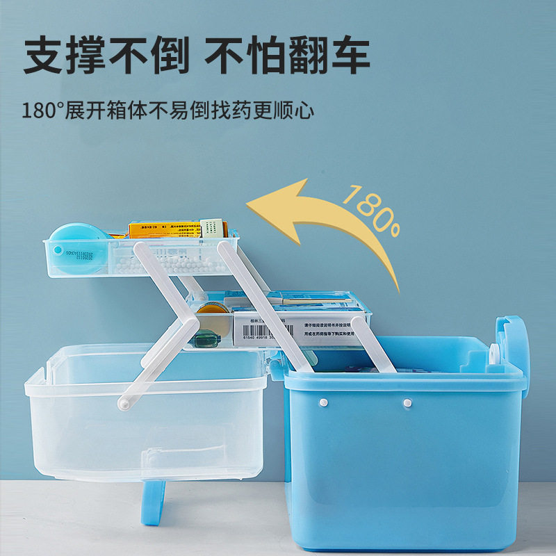 厂家医药箱多层三层小手