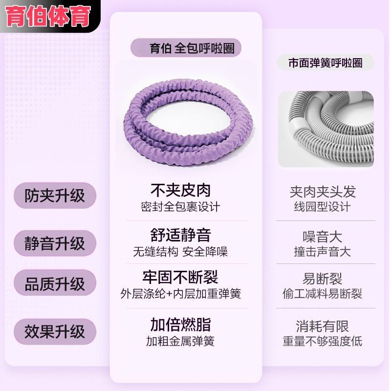 升级软呼啦圈针织全包围不勾丝静音第七代弹簧呼啦圈女家用健身,运动/瑜伽/健身/球迷用品,呼啦圈,淘宝优惠券,粉丝福利购,淘宝优惠卷