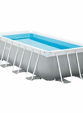 INTEX26792 16尺长方形支架儿童游泳池钓鱼养鱼池成人家用游泳池