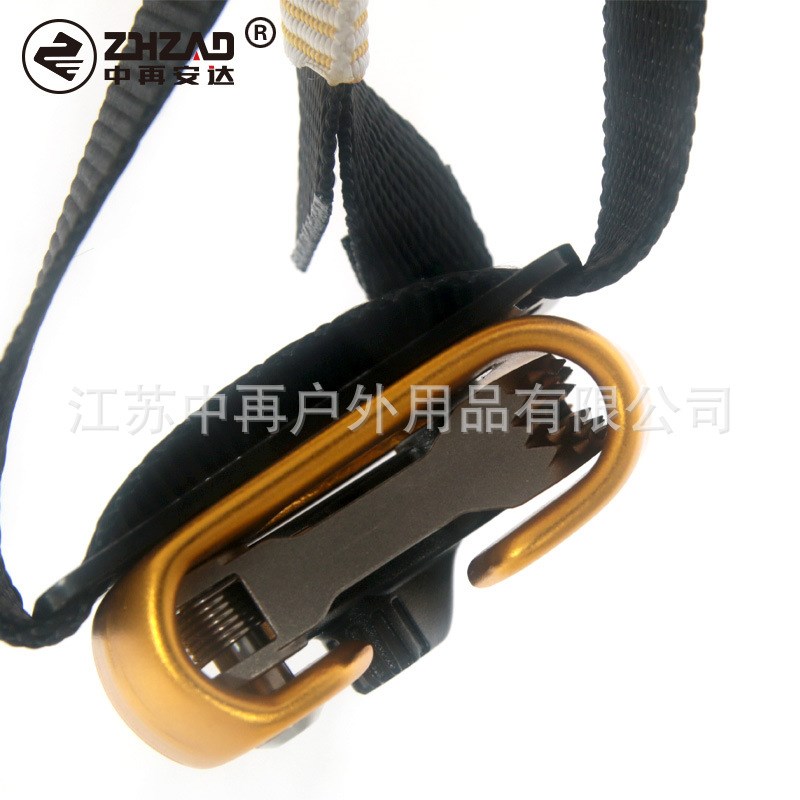 中再户外攀岩探洞左右脚脚式上升器绳索上升爬绳脚升登山攀岩装备