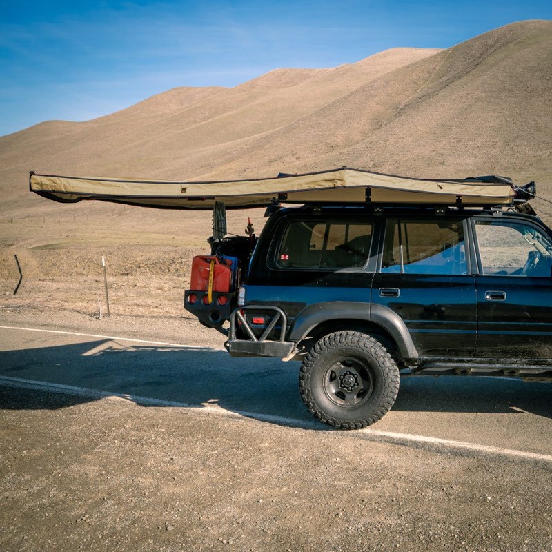 工厂新款露营速开tent六角270度五角汽车天幕扇形车边帐篷