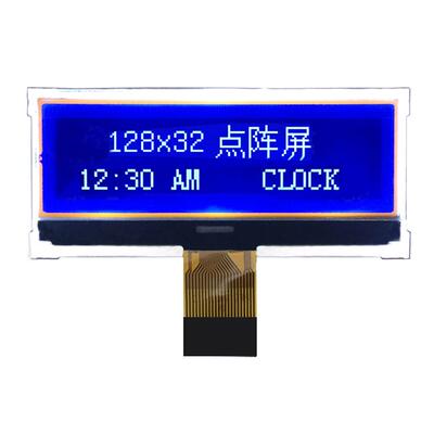 液晶屏定制厂家12832FSTN液晶屏LCD128x32点阵屏COG+FPC4SPI