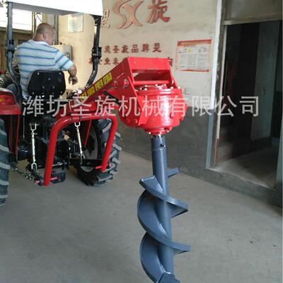 WKJ-70挖坑拖拉机驱动打坑机多种用途种树机树桩篱笆果园种树机