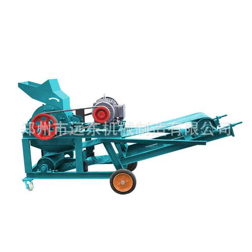 移动式锤破机FMJ400款铁矿石煤矸石重锤石料破碎机玻璃陶器制砂机