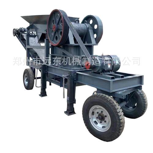 移动颚式600*900型破碎机砂石粉碎机煤矸石混凝土矿石打碎制砂机