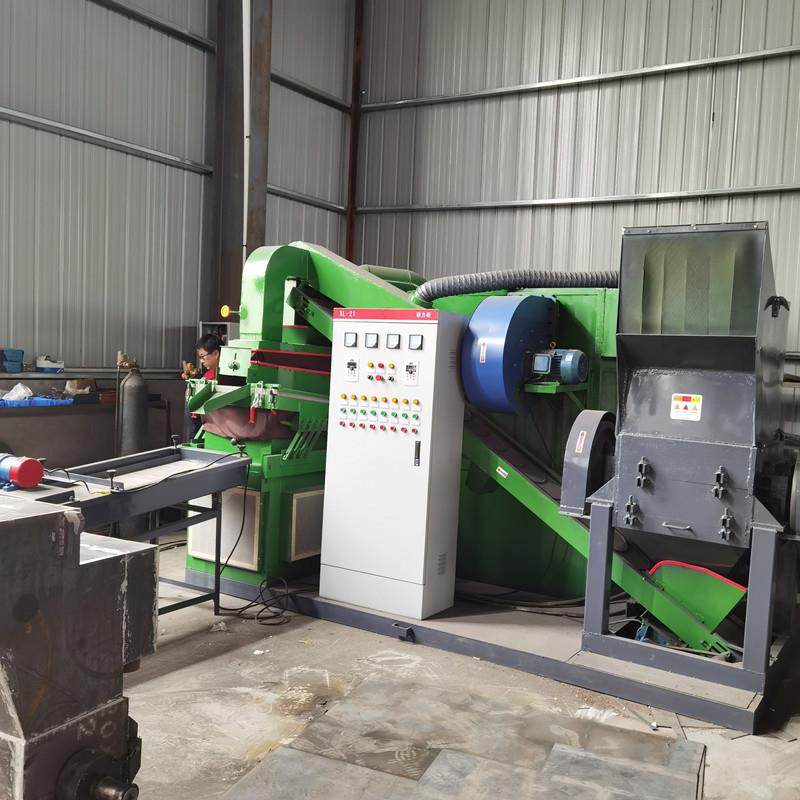 小型干式铜米机废电线拆车线网线粉碎铜铝塑自动破碎分离一体机