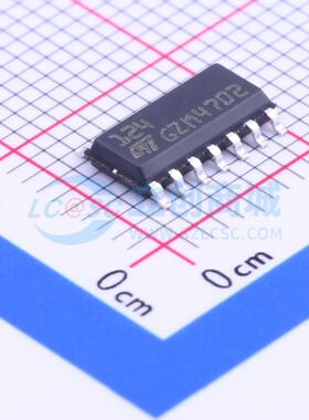 运算放大器 LM124DT SOIC-14 意法半导体芯片 电子元器件原装正品