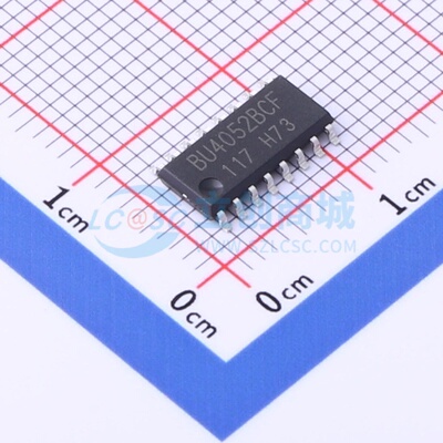 模拟开关/多路复用器 BU4052BCF-E2 SOP-16 ROHM(罗姆) 原装正品