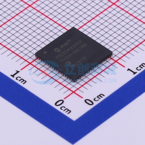 单片机(MCU/MPU/SOC) PIC32MX695F512H-80I/MR QFN-64 MICROCHIP(
