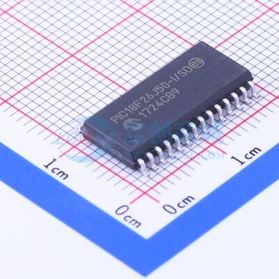 单片机(MCU/MPU/SOC) PIC18F26J50-I/SO SOIC-28 MICROCHIP(美国