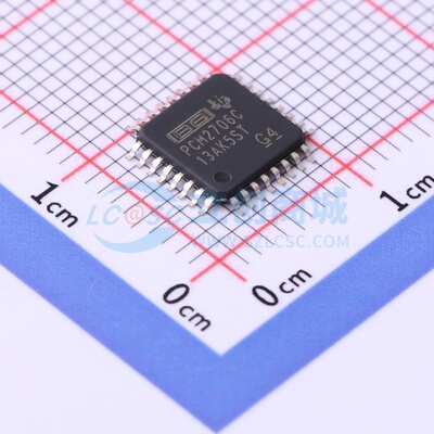 ADC/DAC芯片 PCM2706CPJTR TQFP-32 TI/德州 电子元器件原装正品