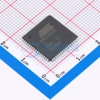 单片机(MCU/MPU/SOC) ATXMEGA256D3-AUR TQFP-64 MICROCHIP(美国