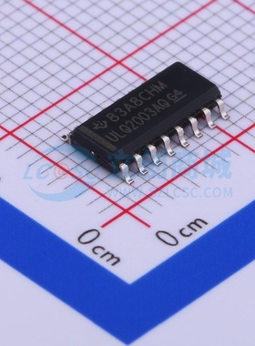 达林顿晶体管阵列 ULQ2003AQDRQ1 SOIC-16 TI/德州 电子元件配单