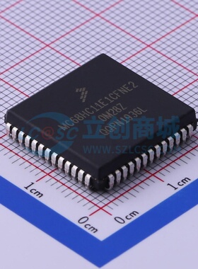 单片机(MCU/MPU/SOC) MC68HC11E1CFNE2 PLCC-52(19x19) 安世