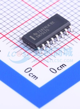 RS-485/RS-422芯片 SN75175DR SOIC-16 TI/德州 电子元件原装正品