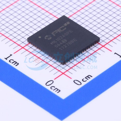 单片机(MCU/MPU/SOC) PIC32MK1024GPE064-I/MR QFN-64 MICROCHIP(