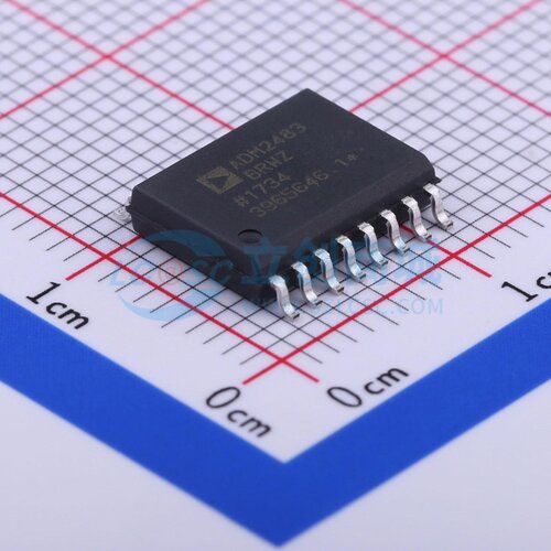 隔离式RS485/422收发器 ADM2483BRWZ SOIC-16 ADI(亚德诺) 元器件