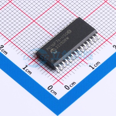 单片机(MCU/MPU/SOC) PIC16F76-I/SO SOIC-28 MICROCHIP(美国微芯