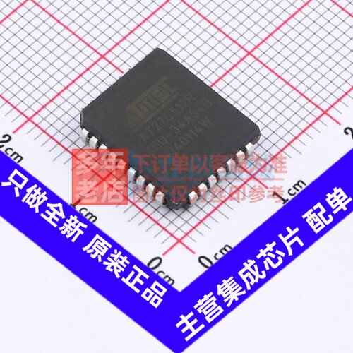 EEPROM AT27C512R-45JU PLCC-32(11.4x14) MICROCHIP(美国微芯)