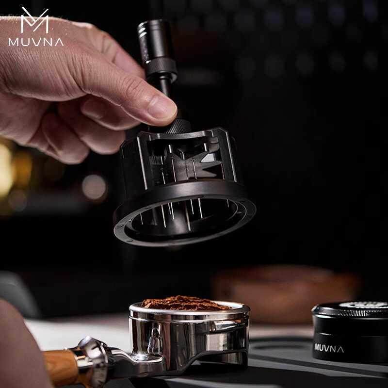MUVNA慕威纳 意式咖啡针式布粉器可调节提莫布粉针均匀搅拌散粉针