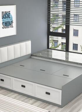 可定制单人床卧室榻榻米抽屉床收纳多功能储物儿童简约现代床箱