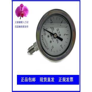 重庆川仪不锈钢压力表YTH-100量程可选径向螺纹M20*1.5精度1.6级
