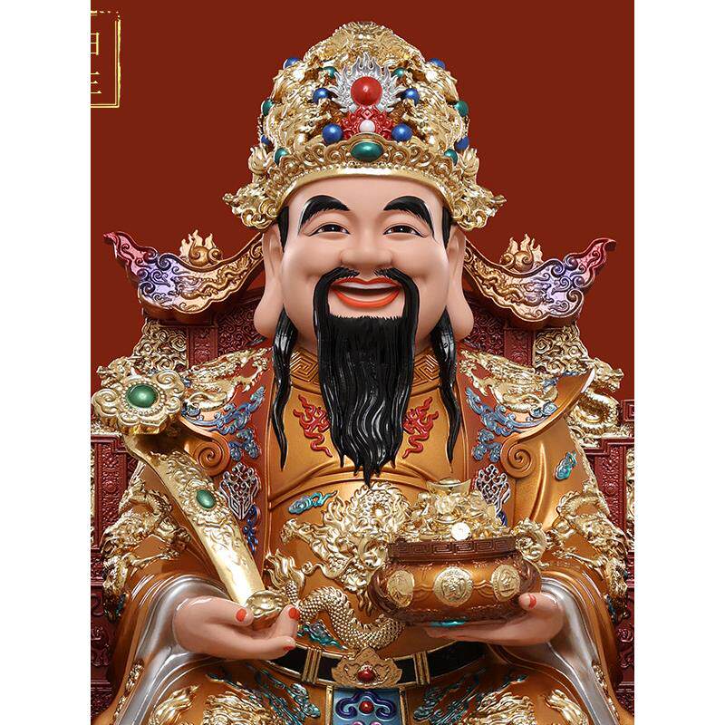 财神爷摆件家用神像范蠡开业招财文财神办公室2025年新款供奉店铺