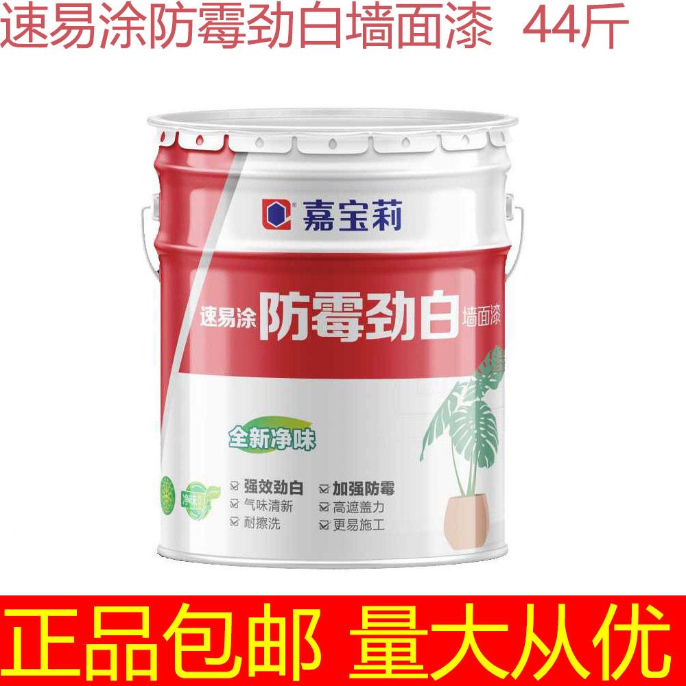 嘉宝莉速易涂防霉劲白墙面漆 KRM1920 净味内墙乳胶漆墙面漆 22kg