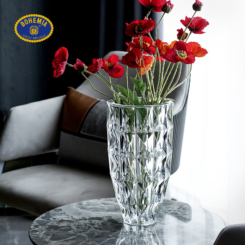 BOHEMIA欧式水晶玻璃花瓶摆件
