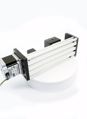 GX80宽直线滑h台导轨工作台HBX1204-100行程可选择线性模组滑台