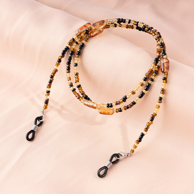 明星同款复古美拉德风眼镜链太阳镜挂脖防丢链子成人儿童防滑挂绳