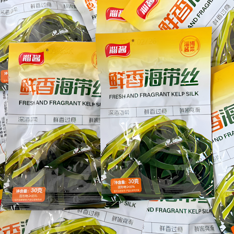 【原味鲜香海带丝】开袋即食原味鲜香解馋小零食散装休闲淄博酱菜