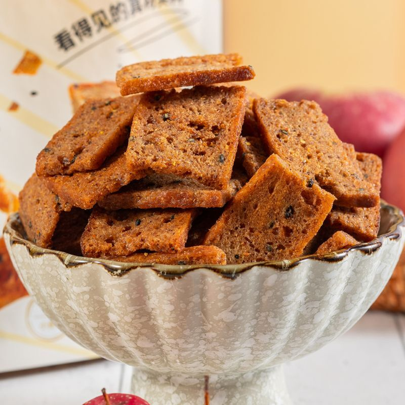 襄王花椒馍片黑芝麻粗粮馍片香酥脆网红锅巴办公室宿舍杂粮零食