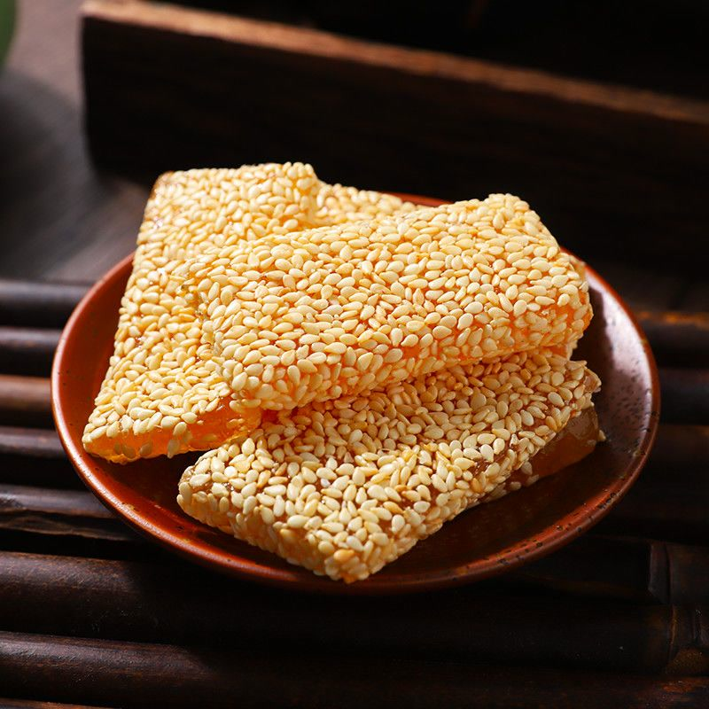正宗纯手工牛皮糖芝麻花生牛筋软糖果小时候怀旧小吃零食食品批发