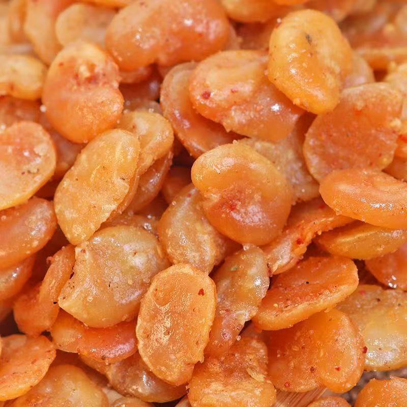 【特价抢】蚕豆瓣去皮无壳兰花豆香辣味蟹黄味坚果下酒菜批发