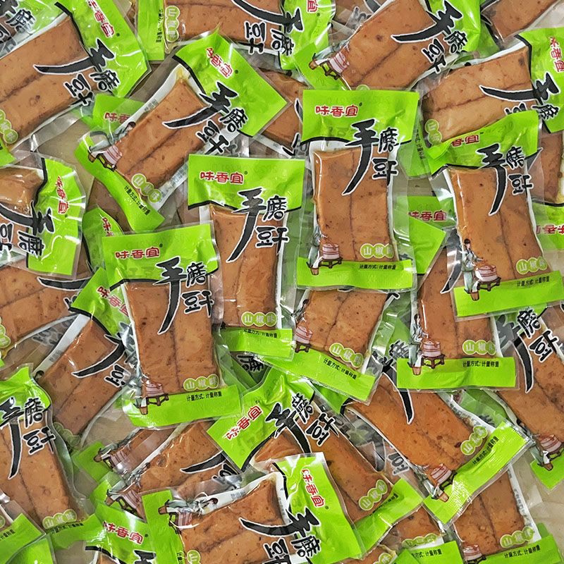 鲜嫩Q豆干重庆特产手磨豆干麻辣豆腐干卤香豆干零食小吃厂家直销