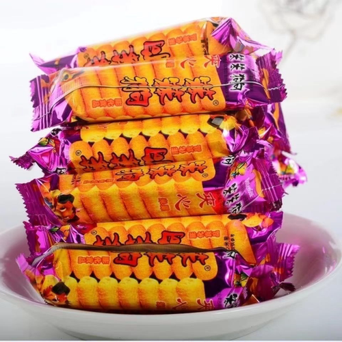 童年回忆正品笨笨狗粗粮夹心米果能量棒米果米卷糙米棒儿童非油炸