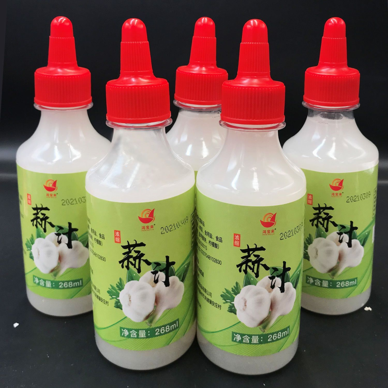 浓缩蒜汁268ml鲜香大蒜汁凉菜调味料火锅蘸料炖汤拌菜佐料包邮