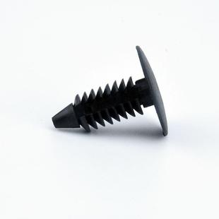 黑色塑料卡扣卡子跨境8mm用于后备箱内衬装 尼龙卡扣 饰板铆钉卡扣