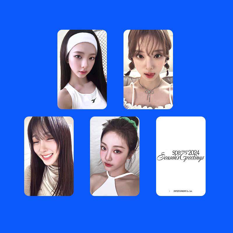 Aespa吒2024台历小卡seasons Greetings小卡WINTER柳智敏NINGNING