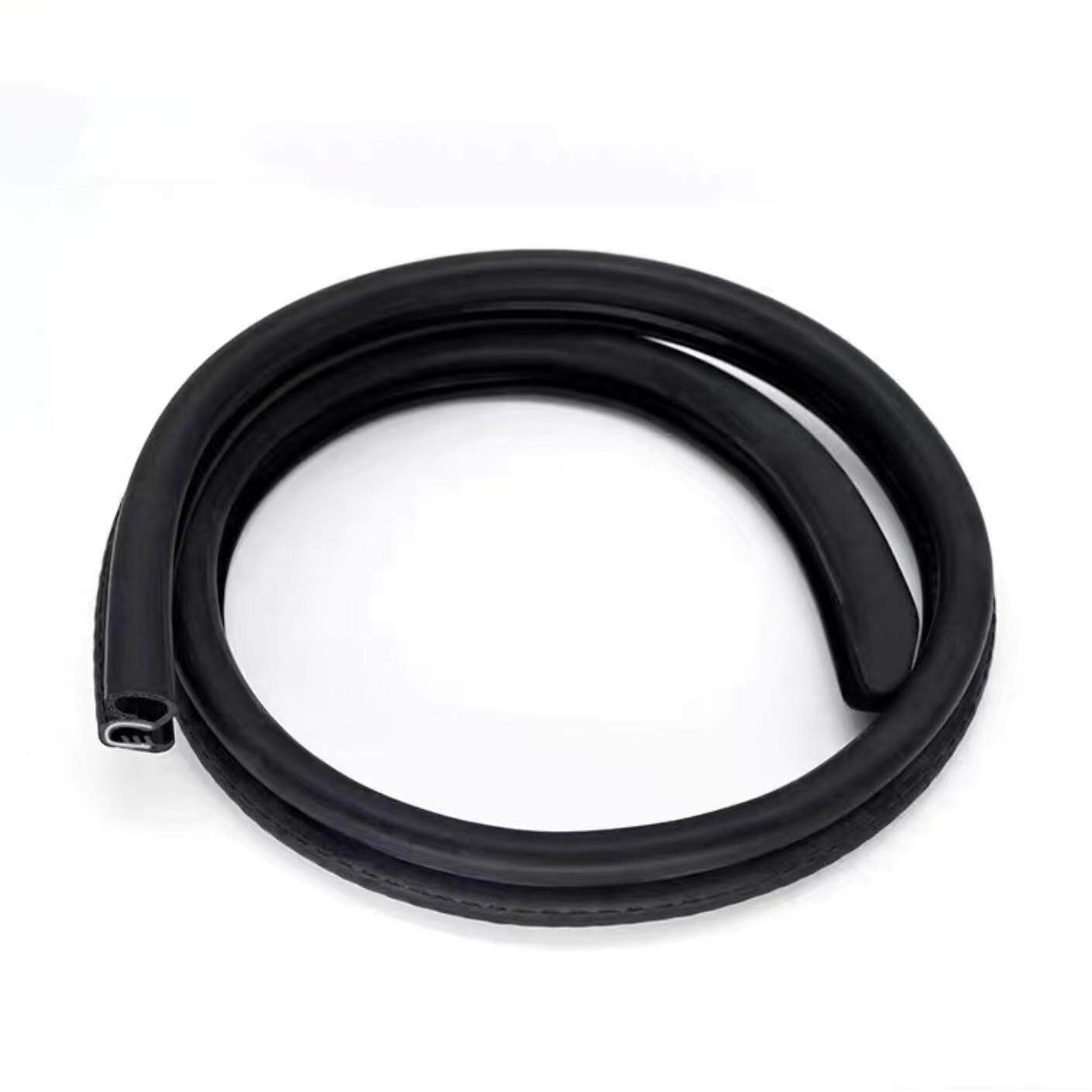 B柱汽车密封条车门隔音条b柱胶条防风防水加改装粘贴式加厚