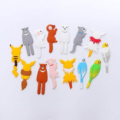 创意卡通PVC软胶冰箱贴内置强磁无痕挂钩贴厂家现货加工定制