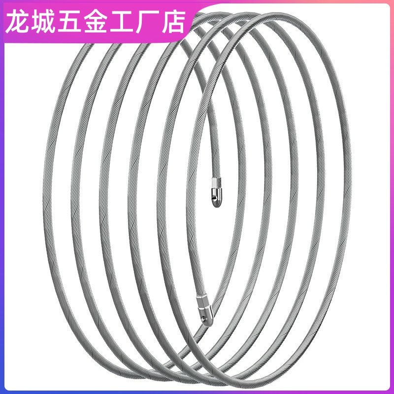 。穿线管电工神器拉线引线串拽线器手动钢丝暗线穿线器网线暗管,五金/工具,线缆工具,淘宝优惠券,粉丝福利购,淘宝优惠卷